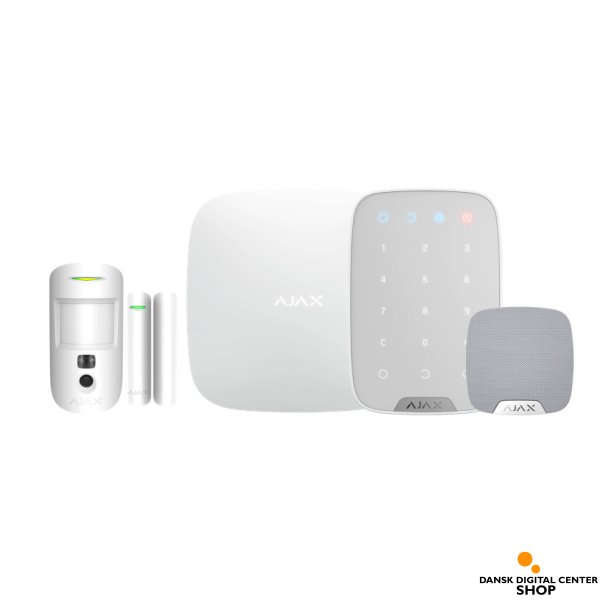 Ajax StarterKit med foto &amp; keypad plus