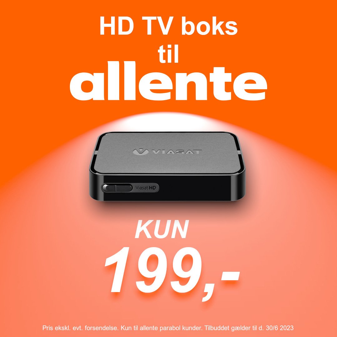 Arris 3000 HD boks til Viasat (Allente) Erstat gammel boks. (Køb)* Allente - DDCShop.dk