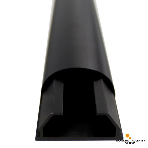 Cavus Kabelskinne Aluminium, 40x600mm sort