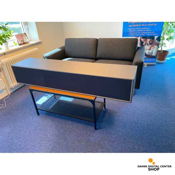 DEMO FRISLEV Canis TV mbel, skjult rumdeler, 3 lger, Paper gray