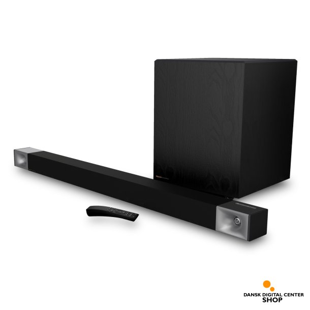 Klipsch Cinema 800 Dolby Atmos soundbar med subwoofer