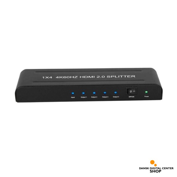 MicroConnect HDMI 4K Splitter 1 to 4 - Ultra Slim design