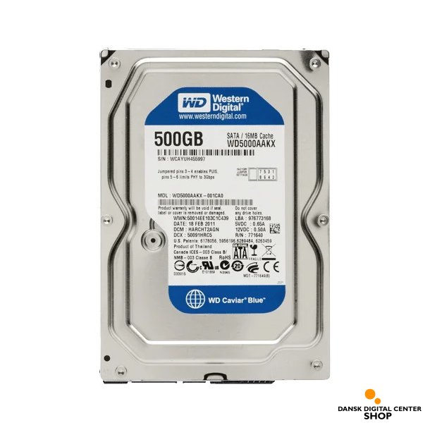 WD Bluie 500GB Harddisk