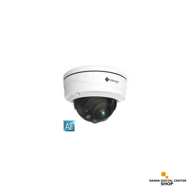 Milesight AI Pro Dome IP kamera, 8,0 MP