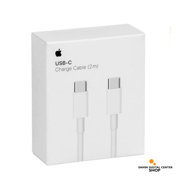 Apple USB-C til USB-C kabel - 2 meter - Hvid
