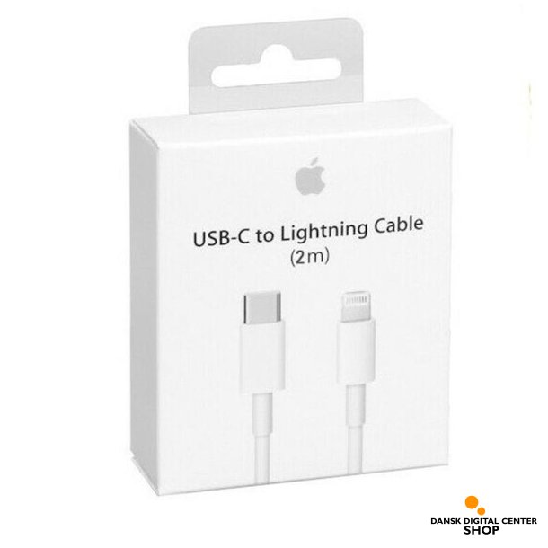 Apple USB-C til Lightning kabel - 2 meter - Hvid