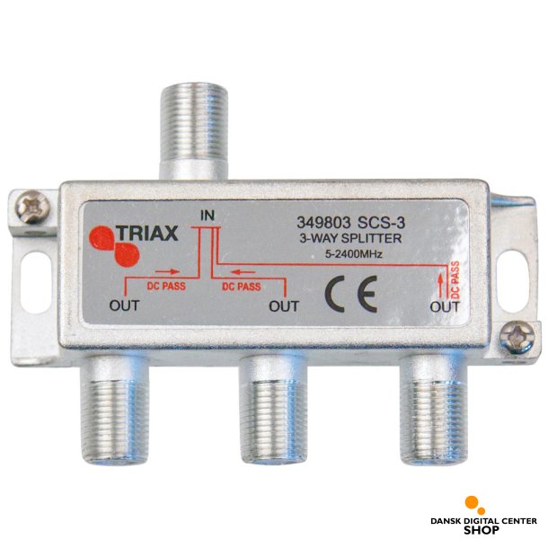 Triax 3-Fordeler - 5-2400 MHz