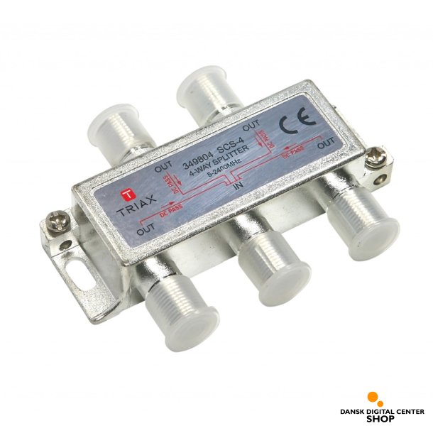 Triax 4-Fordeler - 5-2400 Mhz