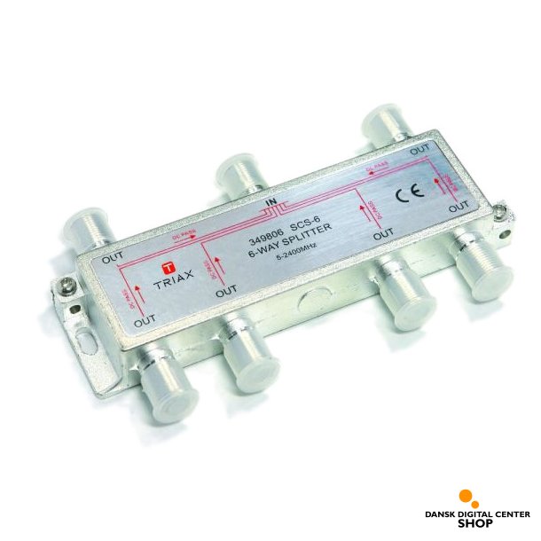 DEMO Triax 6-Fordeler - HTS6 - 5-1000 Mhz