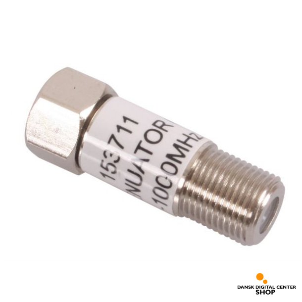 Triax dmpeled 6dB - m. f-connector stik