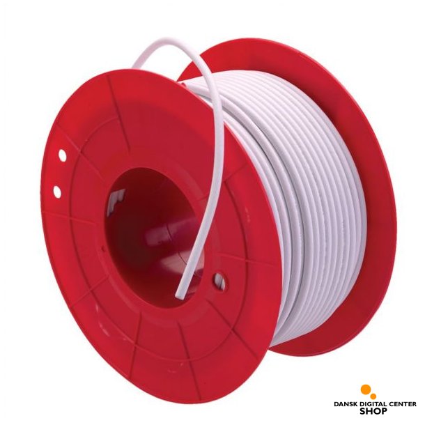 Triax Koka 99, 6,8mm. kabel - Hvid - Rulle m. 100 meter