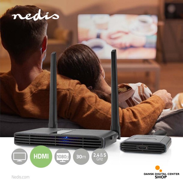 Nedis Full HD 1080p Trdls HDMI Transmitter, VTRA3460GY
