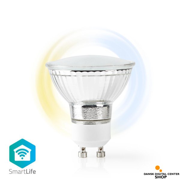 Nedis SmartLife LED-Spot, Wi-Fi, GU10, 400 lm, 5 W. WIFILW10CRGU10